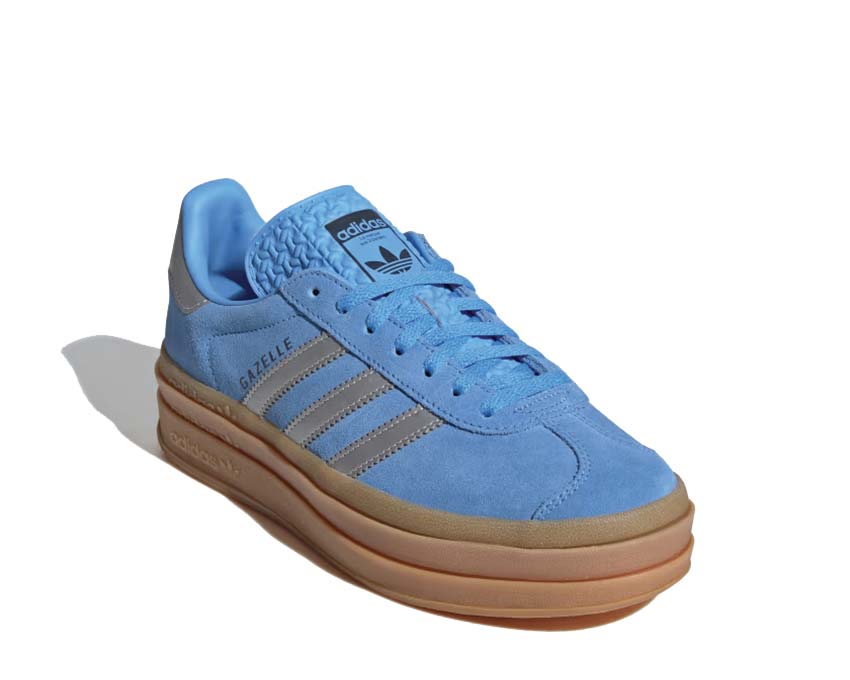 Adidas Gazelle Bold W Blue Burst / Silver Metallic / Aurora Ink JI0327