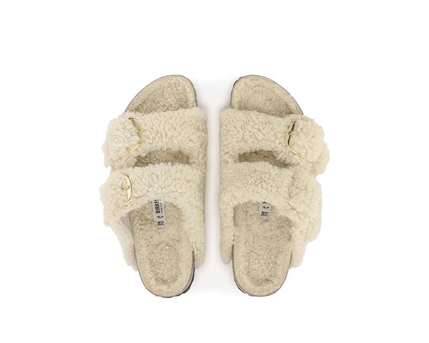 Birkenstock Arizona Big Buckle Fur Eggshell 1023130