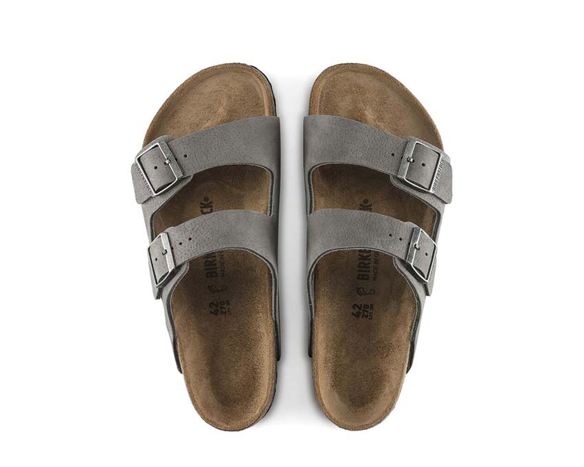 Birkenstock Arizona Desert Buck Nubuck Whale Grey 1020707