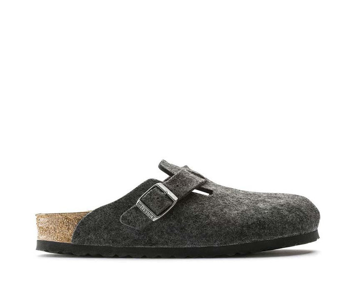 Birkenstock Boston Wool Anthracite 0160373