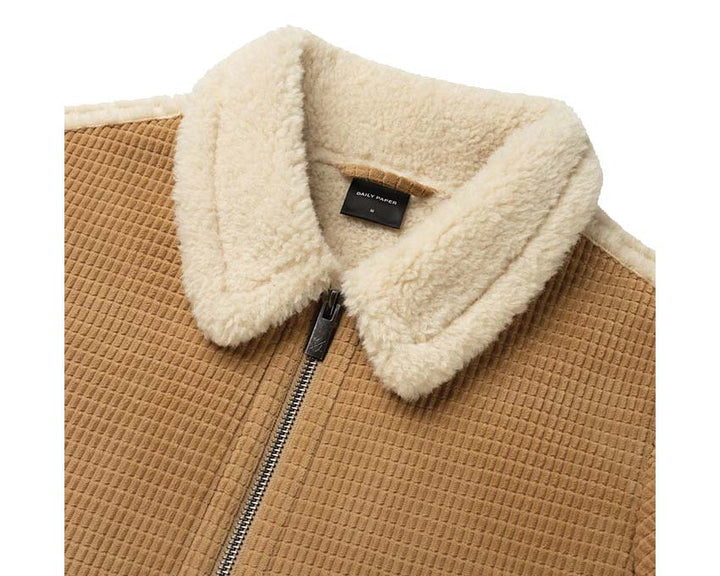 Daily Paper Oluwa Fur Jacket Camel 2421029