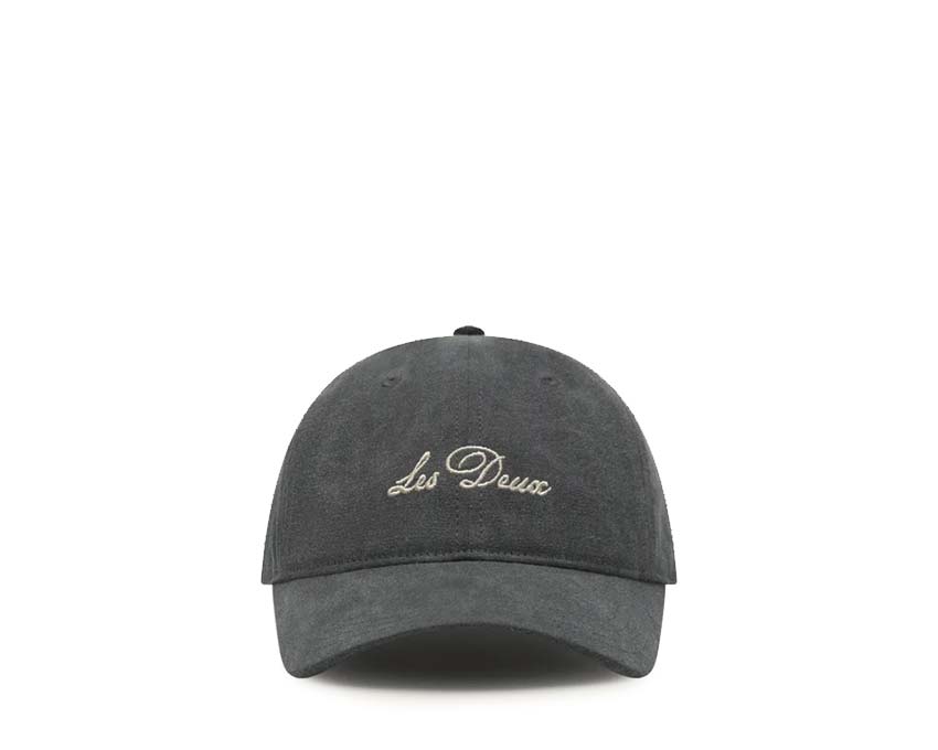 Les Deux Washed Dad Cap Black LDM703046