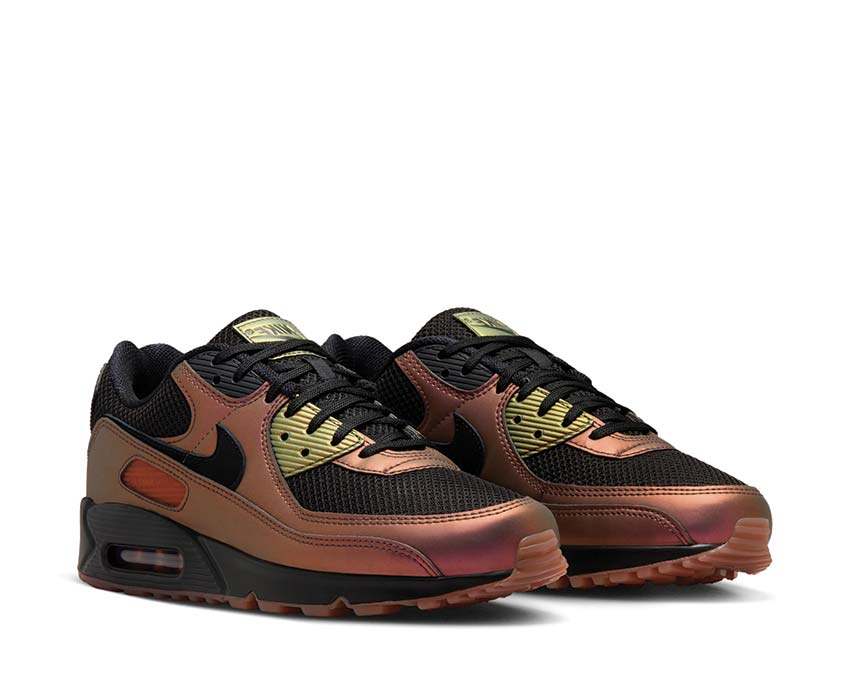 Nike Air Max 90 Black / Black - Dark Russet - Metallic Copper HQ4042-001