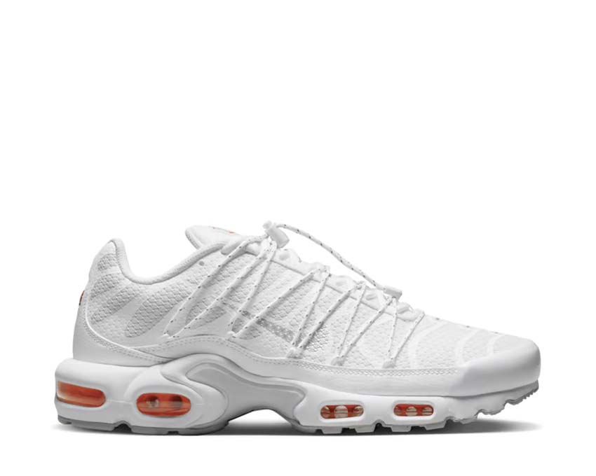 Nike Air Max Plus Utility White / Pure Platinum - Safety Orange FJ4232-100