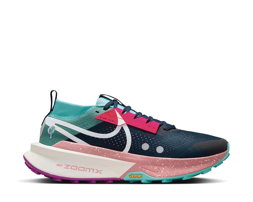 Nike Zegama Trail 2 Armory Navy / Sail - Green Forest - Vivid Grape FD5190-400