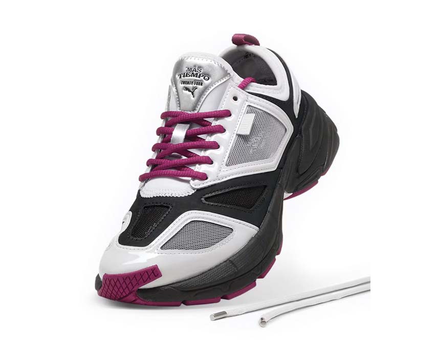 PUMA MÁS TIEMPO Velophasis NU Feather Gray / Black-Magenta Gleam 398914 01