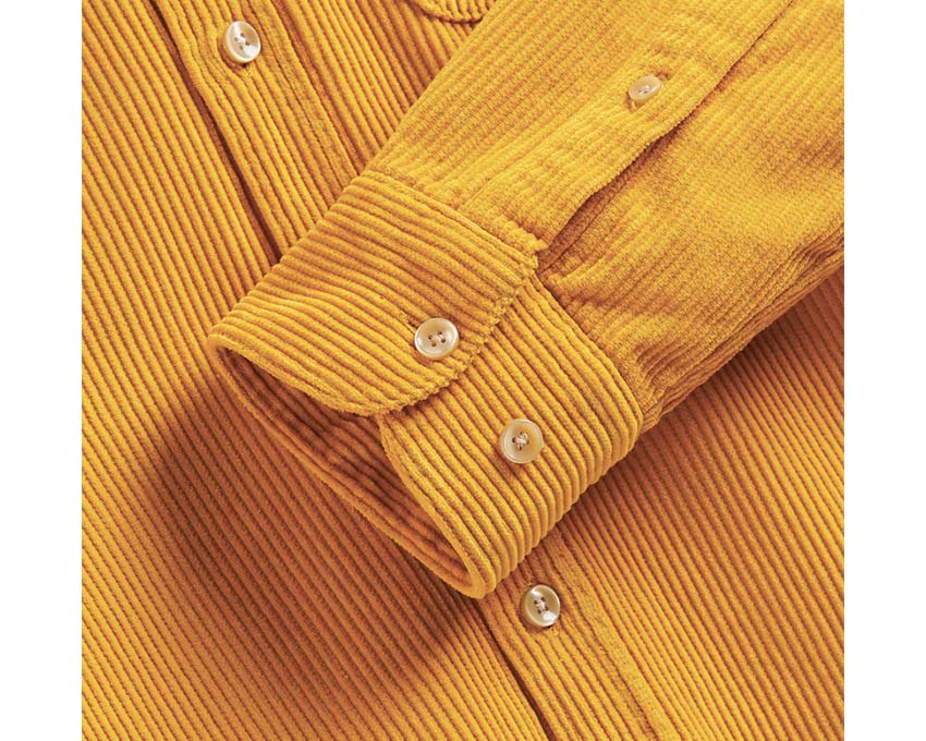 Portuguese Flannel Lobo Mustard AW24.053