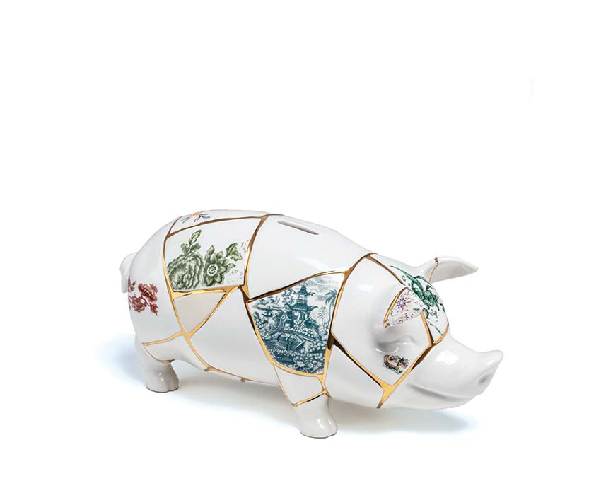 Seletti Kintsugi Piggy Bank 09942