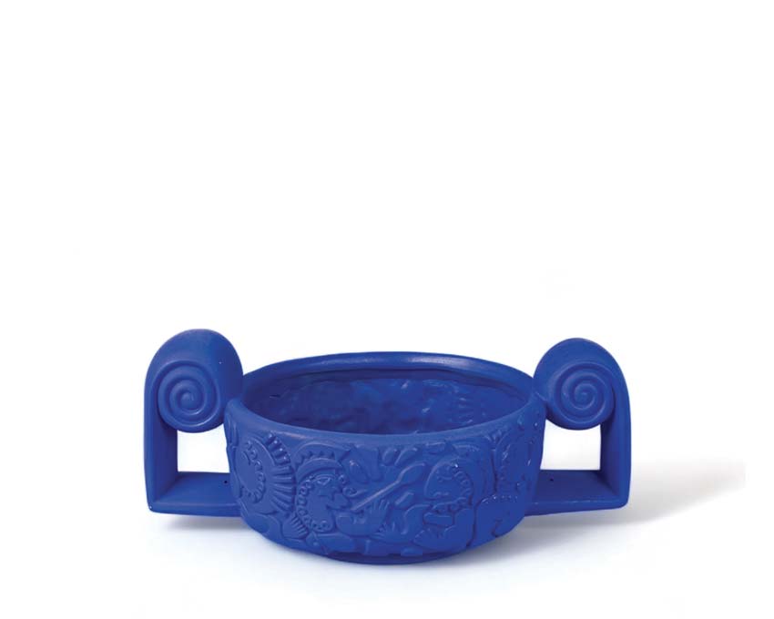 Seletti Terracotta Vase Centrotavola Blue 11509B