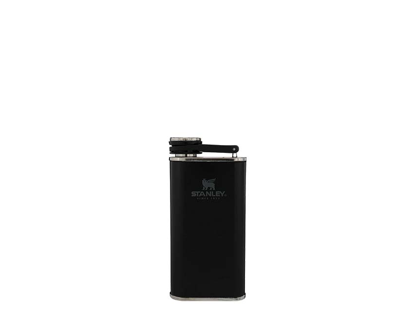 Stanley Classic Easy Fill Wide Mouth Flask Matte Black Pebble
