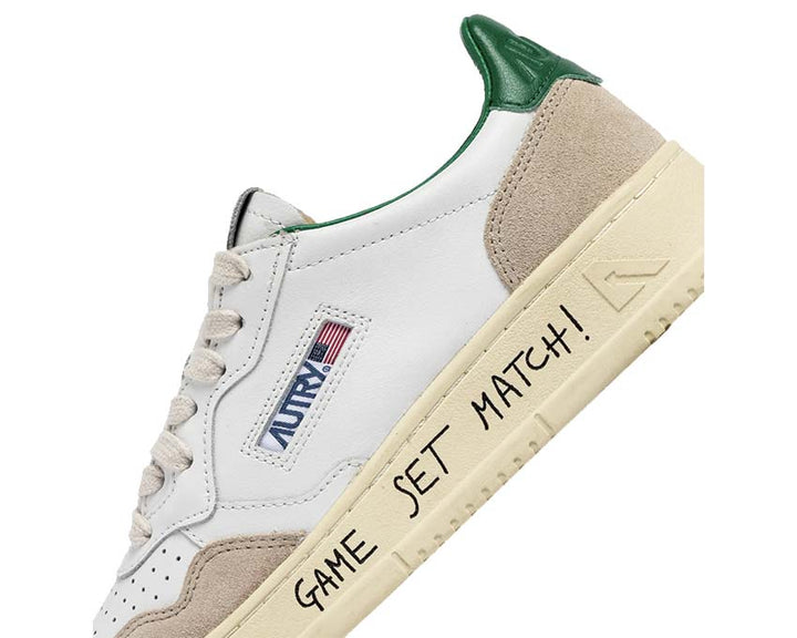 Autry Medalist Low Match / Suede White - Amazon AULMMA05