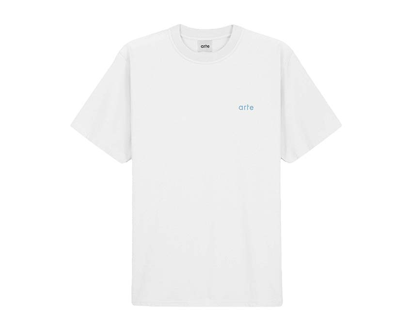 Arte Teo Back Multi Runner T-Shirt White SS24-024T