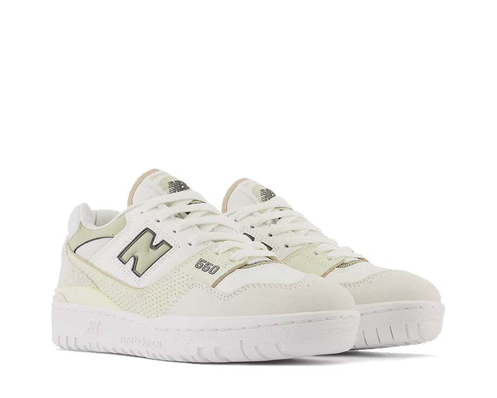 New Balance 550 W Sea Salt / Fatigue Green - Turtle Dove BBW550SK