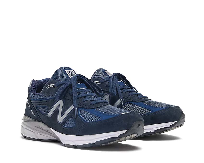 New Balance 990v4 Made in USA Navy / Silver U990NV4