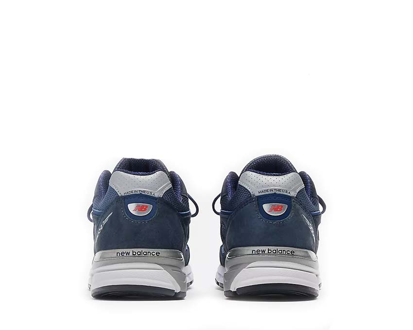 New Balance 990v4 Made in USA Navy / Silver U990NV4