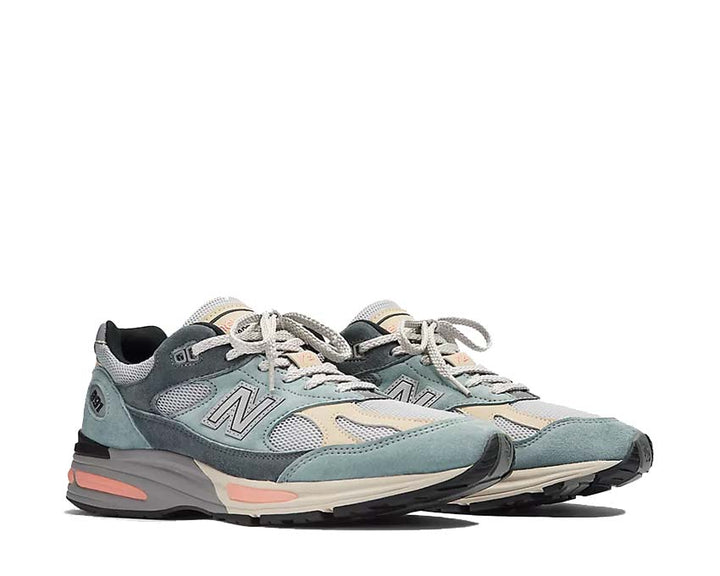 New Balance 991v2 UK Silver Blue / Turbulence - Quiet Gray U991SG2