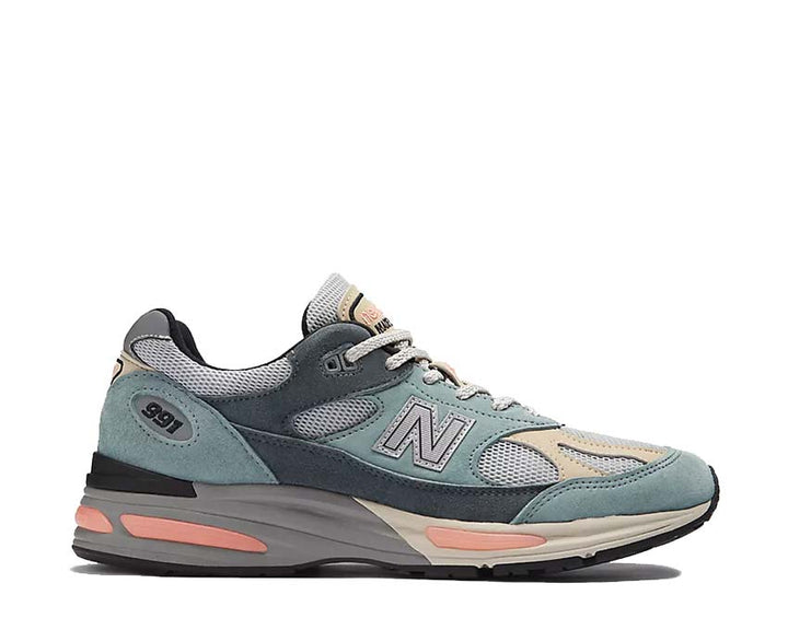 New Balance 991v2 UK Silver Blue / Turbulence - Quiet Gray U991SG2