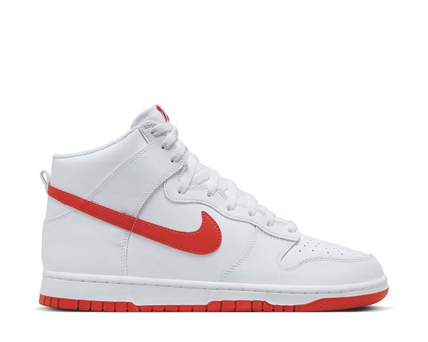 Nike Dunk Hi Retro White / Picante Red DV0828-100