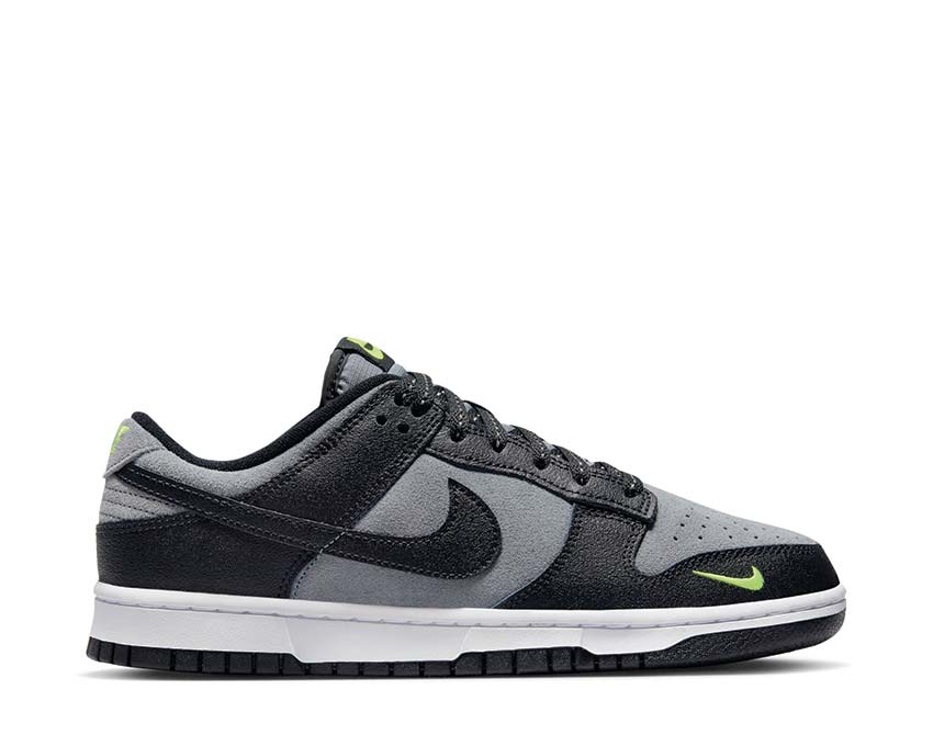 Nike Dunk Low Cool Grey / Black - Volt - Reflect Silver FQ2205-001