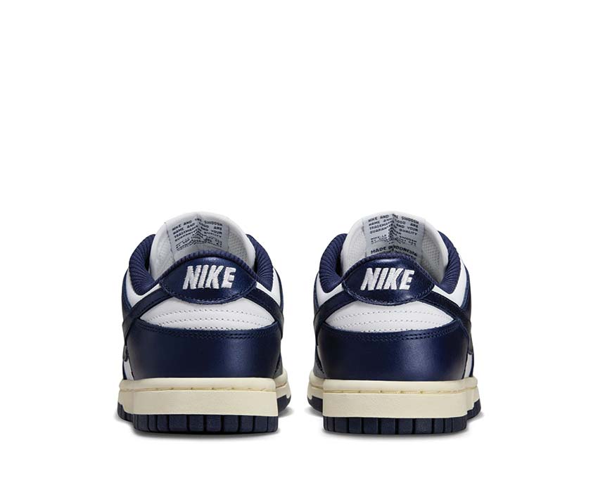 Nike Dunk Low Premium White / Midnight Navy - Coconut Milk FN7197-100