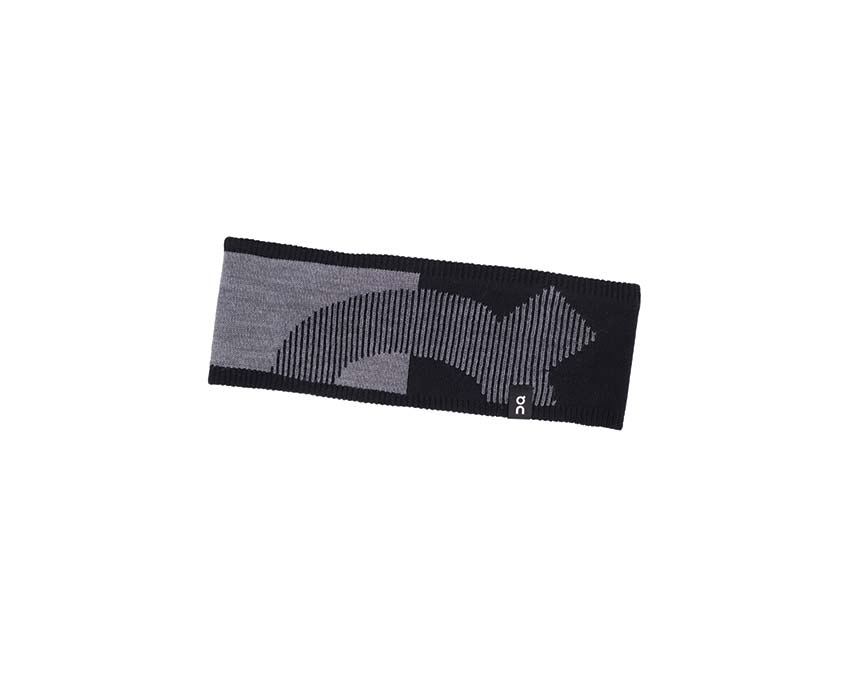 On Explorer Merino Headband Rock / Black 353.00968