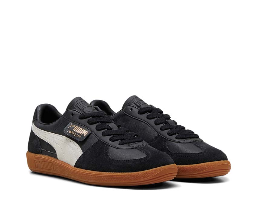 Puma Palermo Leather Black / Feather Gray 396464 03