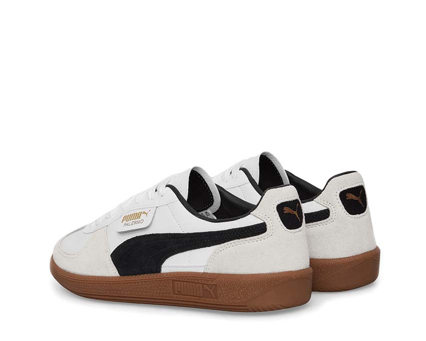 Puma Palermo Lth White / Vapor Gray - Gum 396464 01