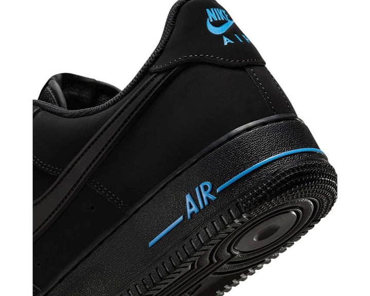 Nike Air Force 1 '07 "Black University Blue"