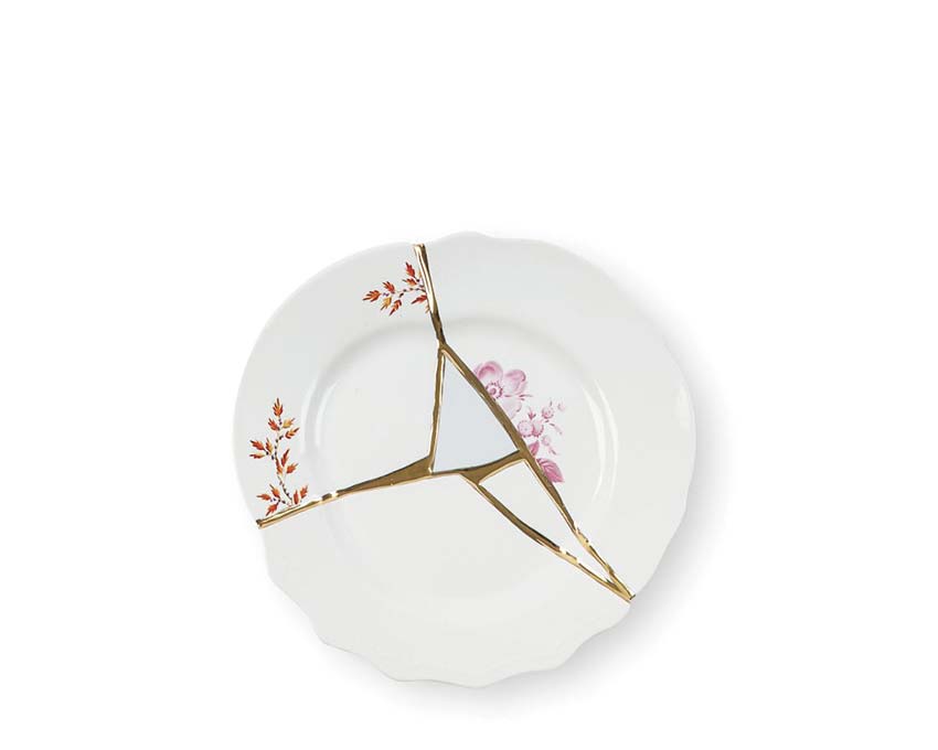 Seletti Marcantonio Kintsugi Dessert plate Kintsugi