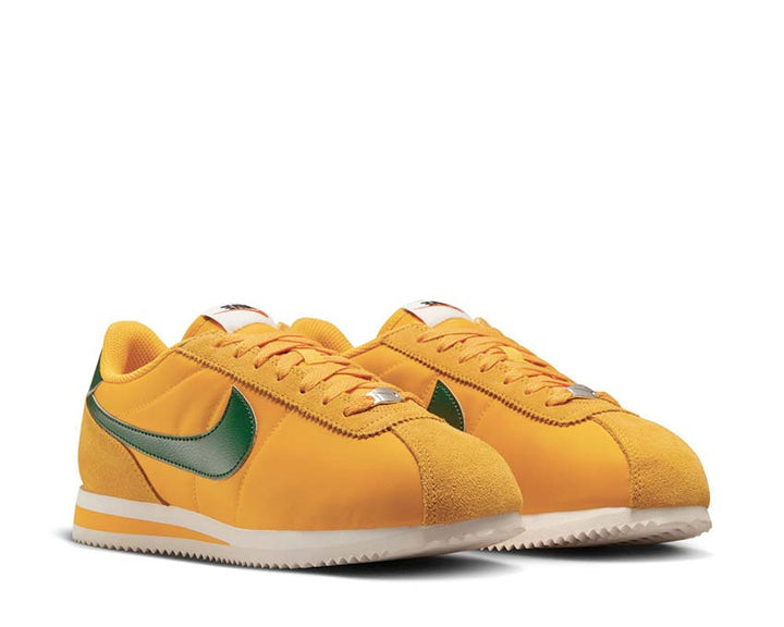 Nike Cortez TXT Yellow Ochre / Gorge Green - Safety Orange DZ2795-702