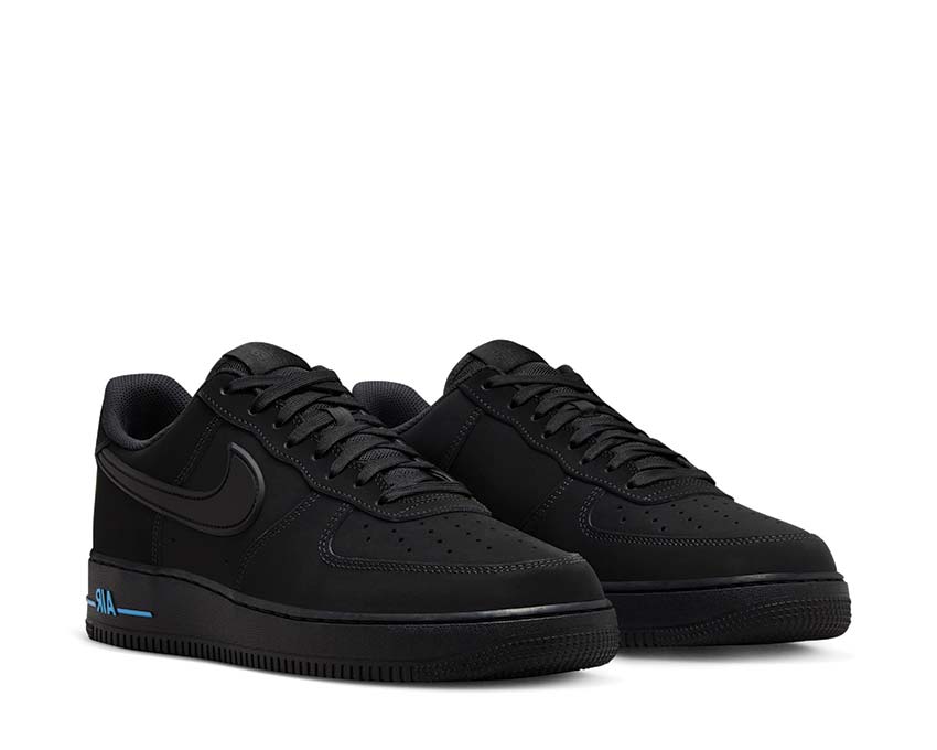 Nike Air Force 1 '07 "Black University Blue"