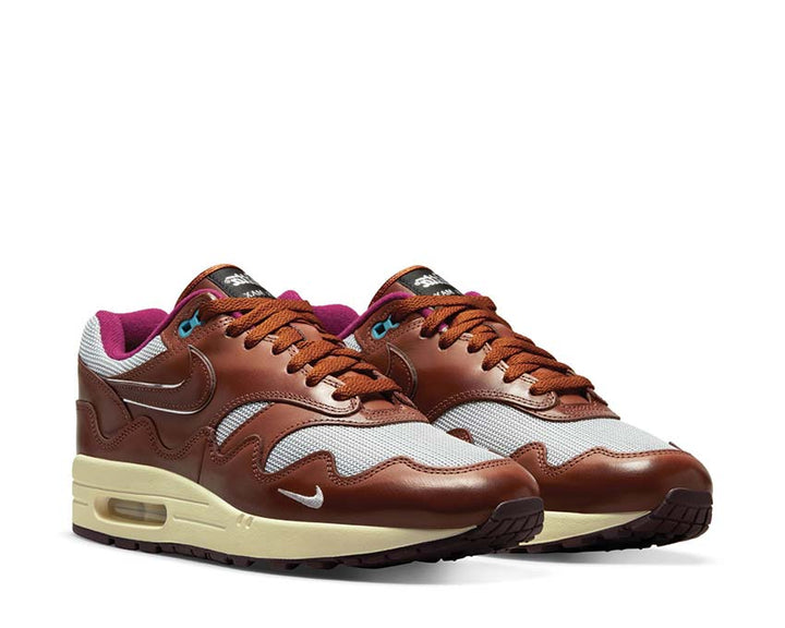 Nike Air Max 1 x Patta "Dark Russet" Dark Russet / Metallic Silver DO9549-200