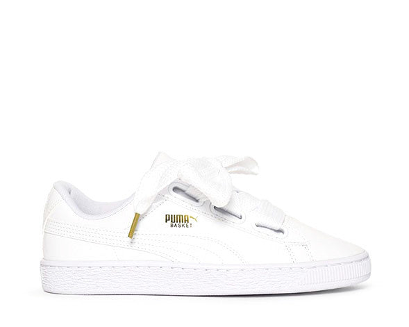 Puma Basket Heart Patent White 36307302 noirfonce