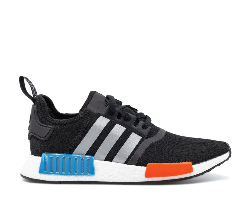 Adidas NMD R1 Black - Platinum - Solar Red FY5727