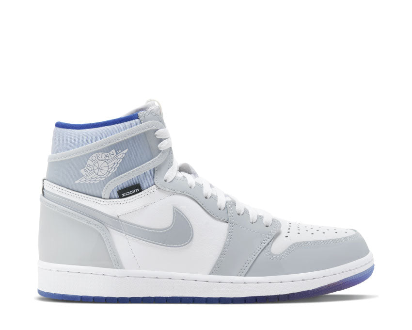 Air Jordan 1 Hi Zoom Air White / White - Racer Blue CK6637-104