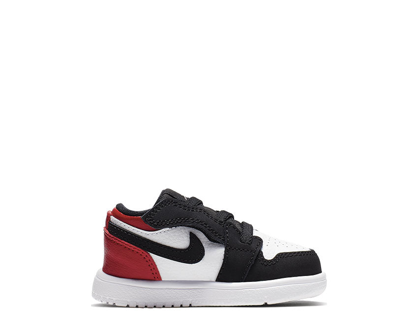 Jordan 1 Low Alt Black Toe Baby / Toddler White / Black - Gym Red CI3436-116