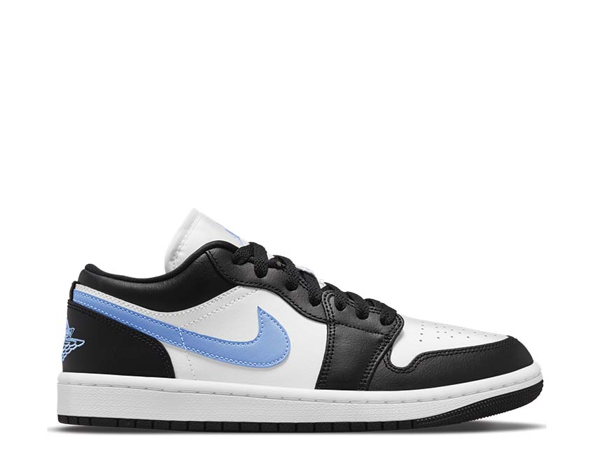 Air Jordan 1 Low Balck / University Blue - White DC0774-041