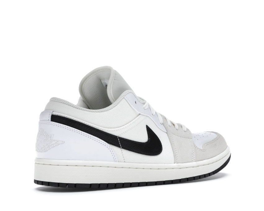 Air Jordan 1 Low Premium Sail / Black - White DC3533-100