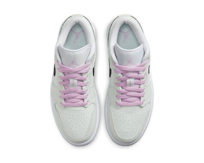 Air Jordan 1 Low SE Barely Green / Black - LT Arctic Pink - White CZ0776-300