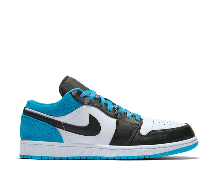 Air Jordan 1 Low SE Black / Black - Laser Blue - White CK3022-004