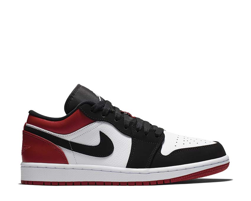 Jordan Air Jordan 1 Low White Black Gym Red 553558-116