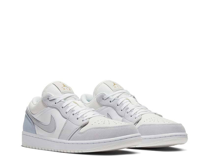 Air Jordan 1 Low White / Sky Grey - Football Grey CV3043-100