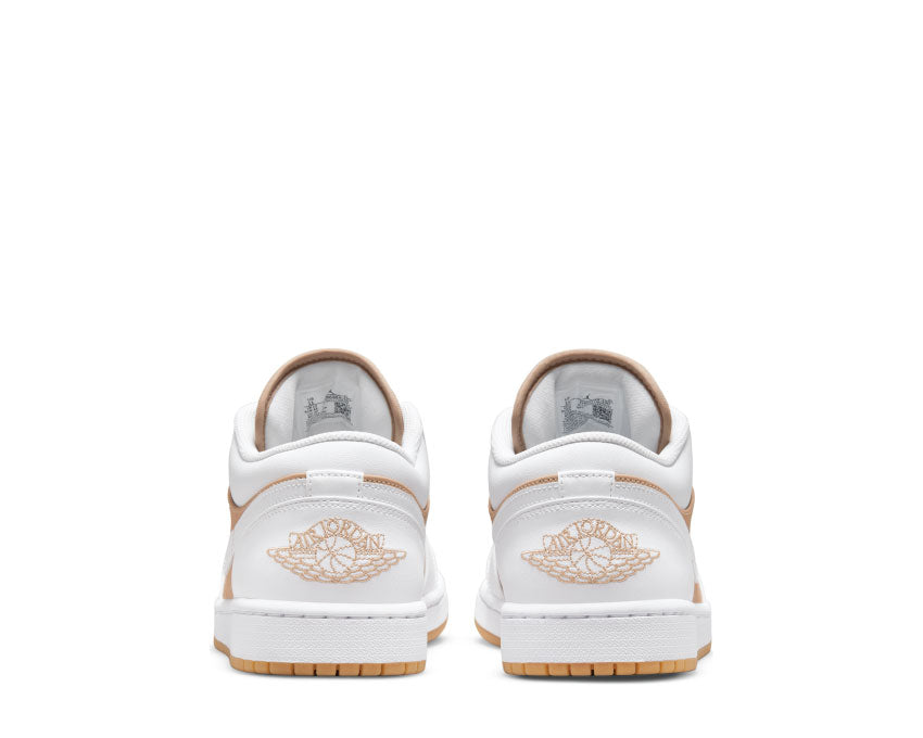 Air Jordan 1 Low White / White - Hemp - Gum Yellow DN6999-100