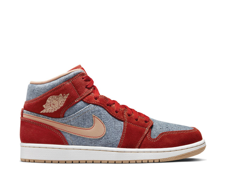 Air Jordan 1 Mid SE Cinnabar / Hemp - White DM4352-600