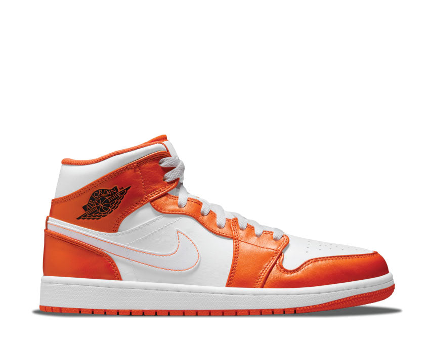 Air Jordan 1 Mid SE Electro Orange / Black - White DM3531-800