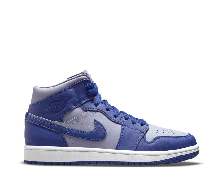 Air Jordan 1 Mid SE Iron Purple / Deep Royal Blue - White DH7821-500