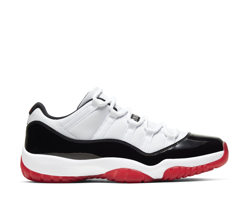 Air Jordan 11 Retro Low Suede White / University Red - Black - True Red AV2187-160