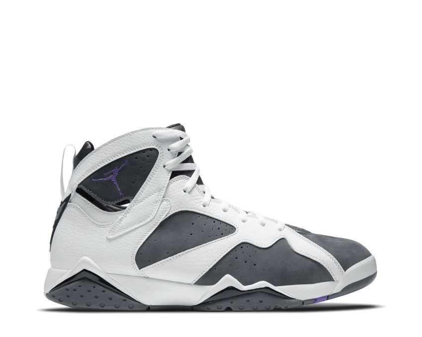 Air Jordan 7 Retro White / Varsity Purple - Flint Grey - Black CU9307-100