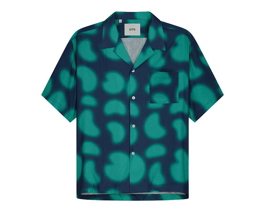 Arte Scottie Print Navy / Green SS23-100S