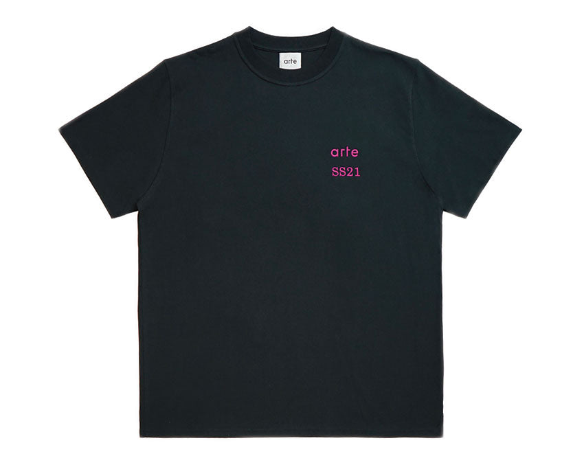 Arte Tomi Back Rosa Tee Black SS21-048T